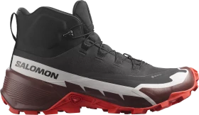 Salomon Cross Hike 2 Mid GTX black/bitter chocolate/fiery red (Herren)
