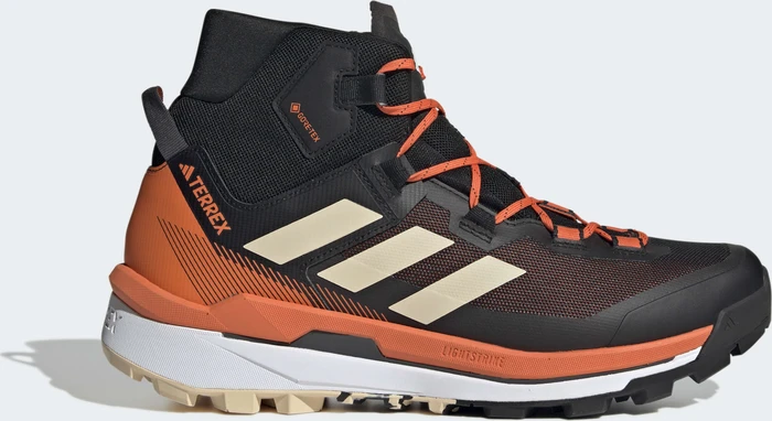adidas Terrex Skychaser Tech Mid GTX core black/sand strata/impact orange