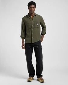 Lee Workwear Relaxed 2.0 Hemd langarm oak moss (Herren)