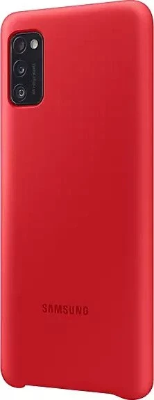 Samsung Silicone Cover für Galaxy A41 rot