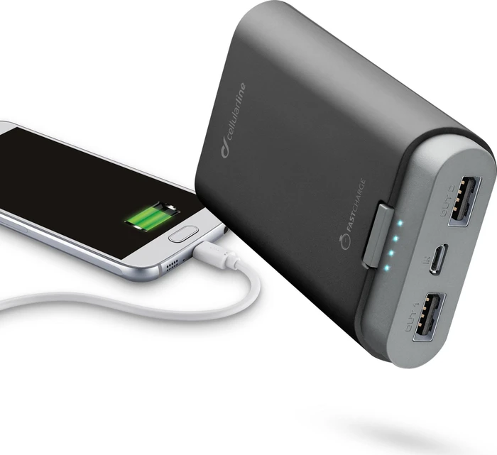 Cellularline Free Power Powerbank 7800mAh schwarz