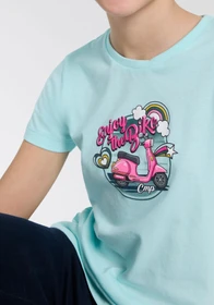 CMP Bio Baumwolle T-Shirt kurzarm opale (Junior)
