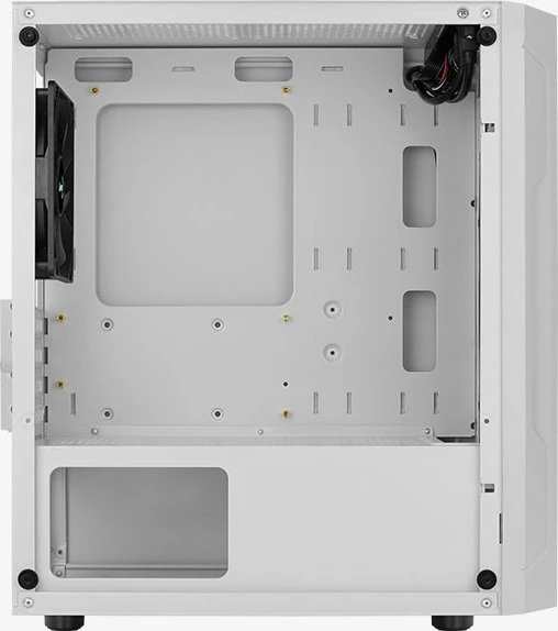 AeroCool Trinity Mini White, weiß, Glasfenster