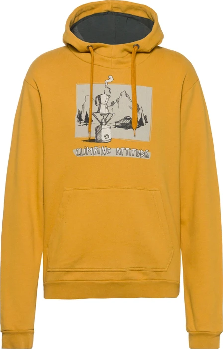 E9 HOOD Hoodie curry/moka (Herren)