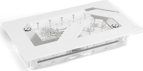 Alphacool Apex Distro Plate Dark Base Pro 901 White mit D5 Apex Pumpe, weiß, Verteilerplatte
