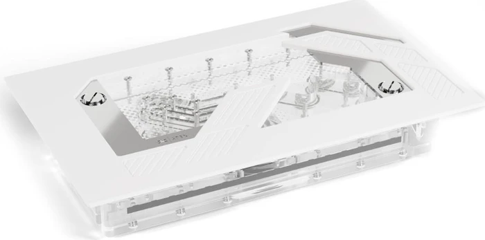 Alphacool Apex Distro Plate Dark Base Pro 901 White mit D5 Apex Pumpe, weiß, Verteilerplatte