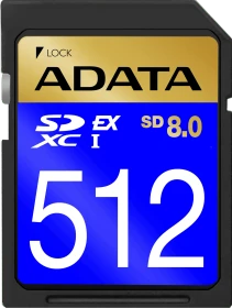 ADATA Premier Extreme SD8.0 R1600/W1200 512GB, UHS-I U3, Class 10, SD Express EX I
