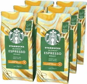 Starbucks Espresso Roast Blonde Roast Kaffeebohnen, 1.20kg (6x 200g)