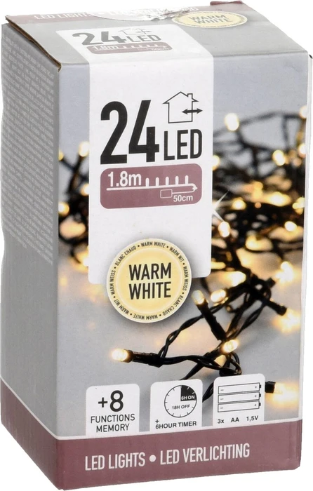Nedis S.I.A. Lichterkette LED 24x warmweiß