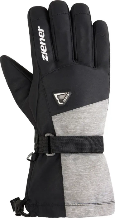 Ziener Gentiano AS Skihandschuhe schwarz/weiß