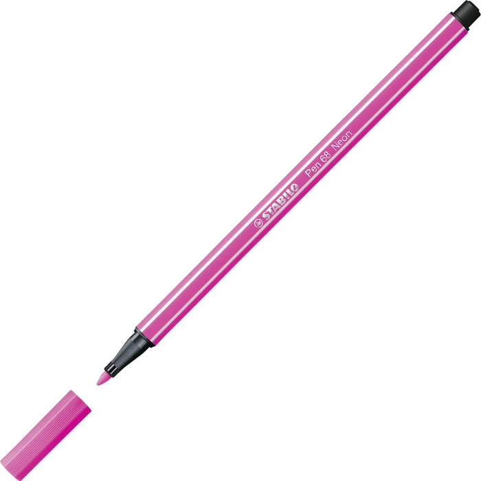 STABILO Pen 68 Neon sortiert, 6er-Set, Metalletui