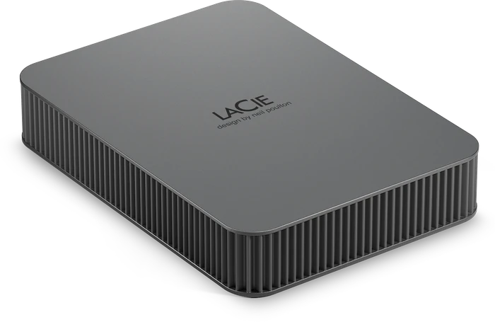 LaCie Mobile Drive Secure, Space Gray, 5TB, USB-C 3.0