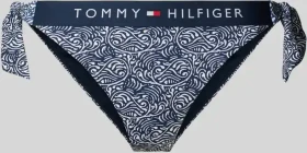 Tommy Hilfiger Original mit Bindebändern Bikini-Hose illustrated wave/dark night navy (Damen)
