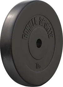 Gorilla Sports Kunststoff Hantelscheibe 10kg