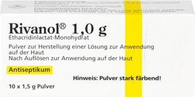 Rivanol 1.0g Pulver Beutel, 10 Stück