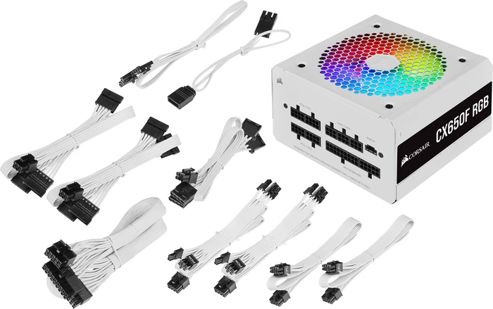 Corsair CX-F RGB White Series CX650F RGB 650W, ATX