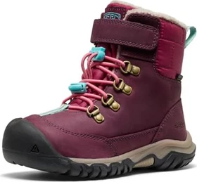 Keen Kanibou Waterproof Little Kids fig/pink lemonade (Junior)