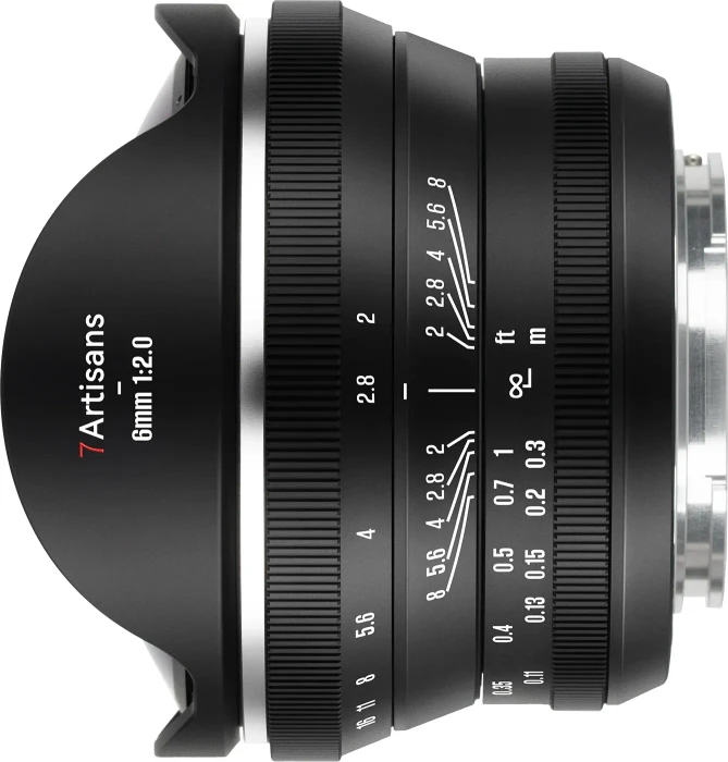 7artisans MF 6mm 2.0 APS-C Fisheye für Micro-Four-Thirds