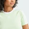 adidas 3-Streifen Baby T-Shirt kurzarm semi green spark (Damen) Vorschaubild