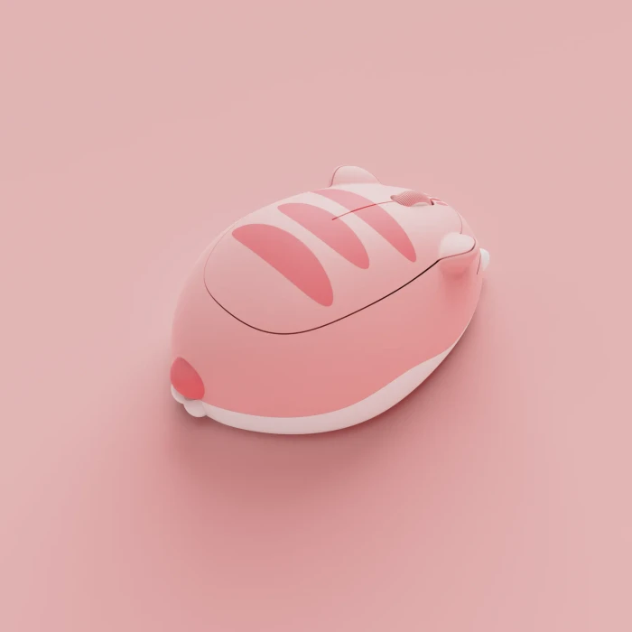Akko x Waigua Cat Theme Wireless Mouse, Pink Angie, USB
