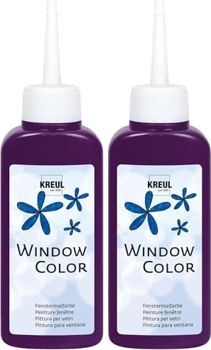 Kreul Window Color Glasmalfarbe, violett, 80ml