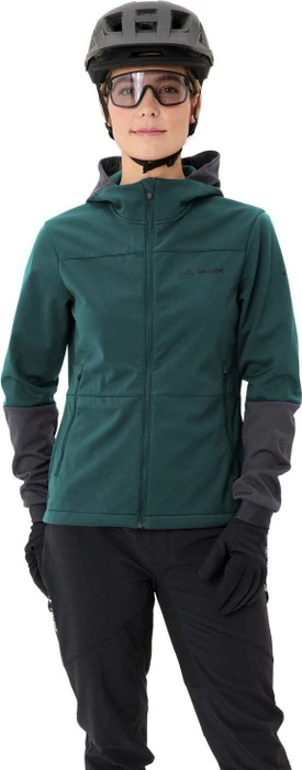 Vaude Qimsa Hooded Softshell Fahrradjacke deep pond (Damen)