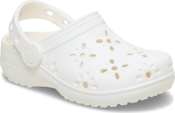 Crocs Classic Floral Cut-Out chalk (Junior)