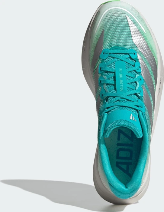 adidas Adizero Boston 13 hi-res aqua/matte silver/grey one (Damen)