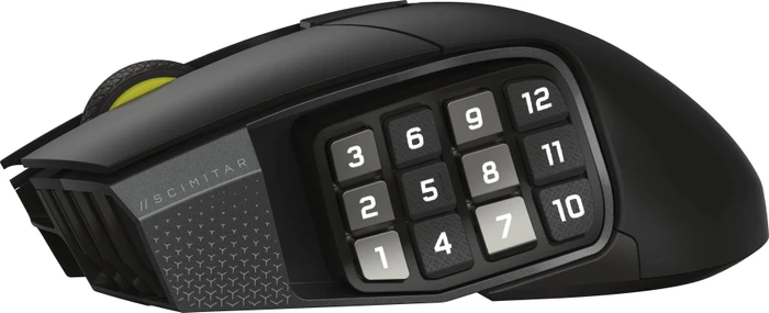Corsair Scimitar Elite Wireless SE MMO, Gun Metal schwarz, USB/Bluetooth