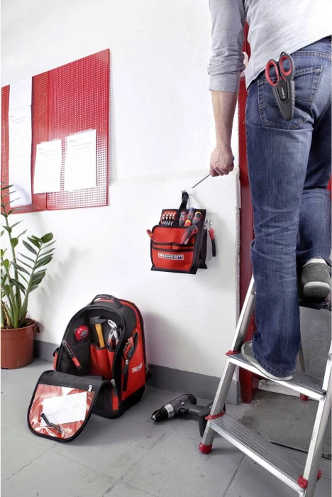 Facom Notebook Rucksack Passend für maximal: 38,1 cm (15") Schwarz, Rot