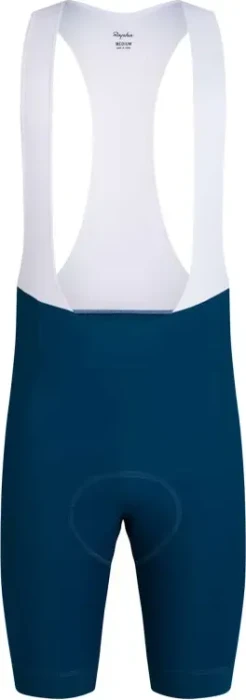 Rapha Core Bibshort Fahrradhose kurz jewelled blue/white (Herren)