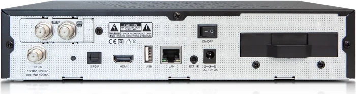 AB-COM PULSe 4K Rev. II schwarz, 2x DVB-S2X, festplattenvorbereitet