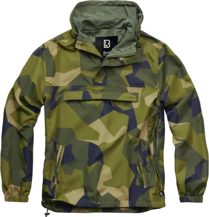 Brandit Windbreaker Summer Anorak swedish camo (Herren)