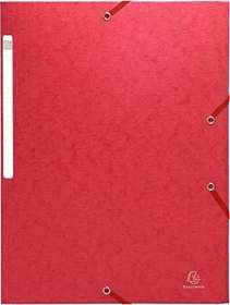 Exacompta Sammelmappe Colorspan 600g/m² mit Gummizug, A4, rot, 25er-Pack
