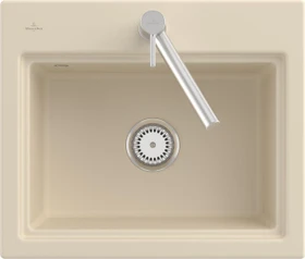 Villeroy & Boch Subway Style 60 S Einbau Becken mittig ivory