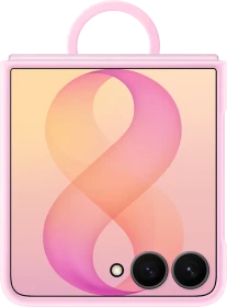 Samsung Silicone Ring Magnet Case für Galaxy Z Flip8 pink