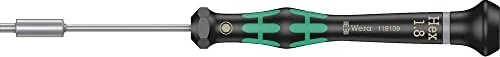 Wera Kraftform Micro 2069 Elektroniker Außensechskant Schraubendreher, 1.8x60mm