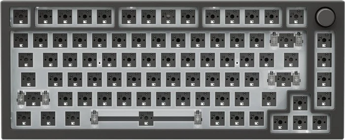 Glorious GMMK Pro 75%, Switch Plate, Kunststoff (Polycarbonat), ANSI, weiß