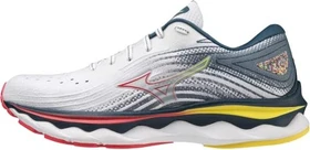 Mizuno Wave Sky 6 white/hibiscus/buttercup (Damen)