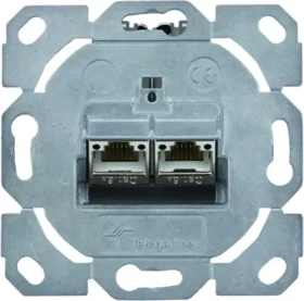 Telegärtner Modulaufnahme AMJ-SL 2-fach UP/0 flex