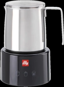 illy elektrischer Milchaufschäumer schwarz