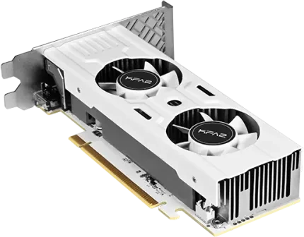 KFA2 GeForce RTX 3050 LP White, 6GB GDDR6, 2x HDMI, 2x DP