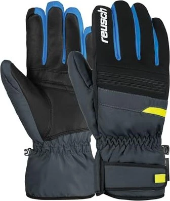 Reusch Brandon R-Tex XT Skihandschuhe dark granite/safety yellow