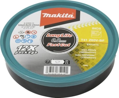 Makita INOX Trennscheibe, 125x0.8x22.23mm, 1 Stück