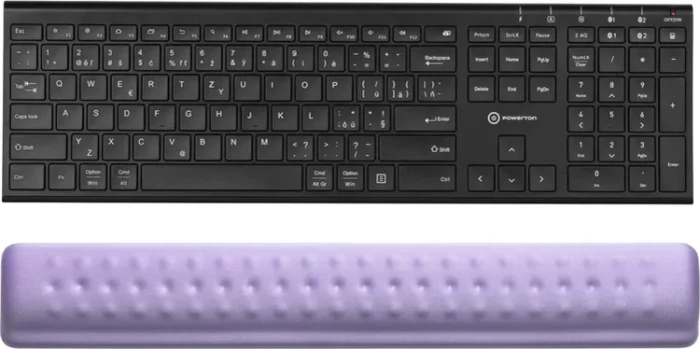 Powerton ERGO Pastel Edition Tastaturablage, Handballenauflage (Tastatur), violett