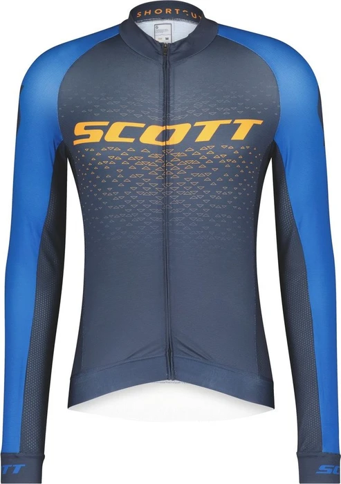 Scott RC Pro Trikot langarm midnight blue/copper orange (Herren)