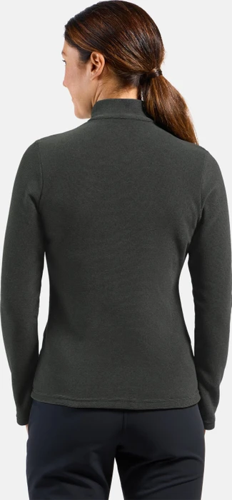 Odlo Roy Mid Funktionsshirt langarm shale grey/black stripes (Damen)