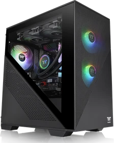 Thermaltake Divider 170 TG ARGB, schwarz, Glasfenster (CA-1S4-00S1WN-00)