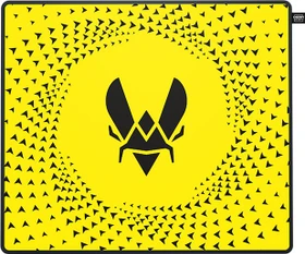 Cherry Xtrfy GP5 Vitality Yellow Large Gaming Mauspad, 460x400mm, gelb/schwarz