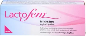 Lactofem Milchsäure Vaginalzäpfchen, 14 Stück